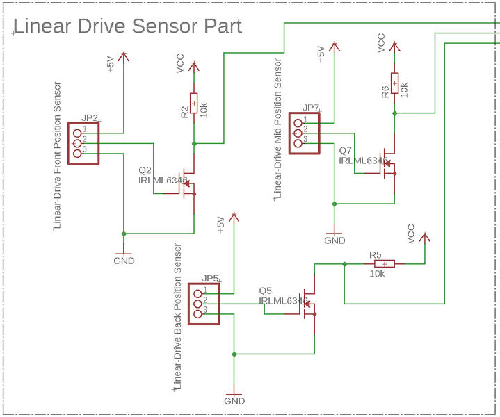 Linear Drive Sensor Part of the schematic