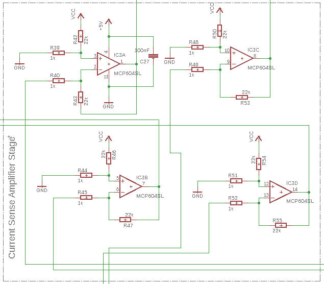 current sense amplifier part of the schematic